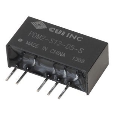 CUI INC DC to DC Converter, 24V DC to 12/ -12V DC, 2VA, 0 Hz PDM2-S24-D12-S